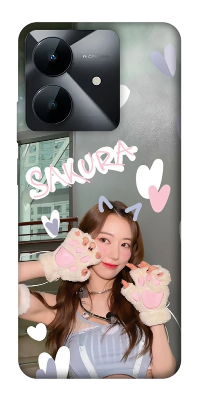 Чохол на Realme Note 60x Sakura - LE SSERAFIM фото 1 з 1