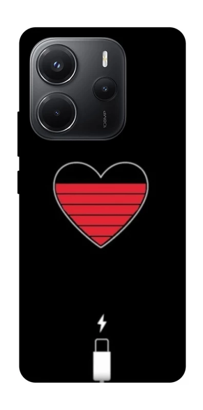 Чохол на Xiaomi Redmi Note 14 4G (Int. version) Charge your heart фото 1 з 1