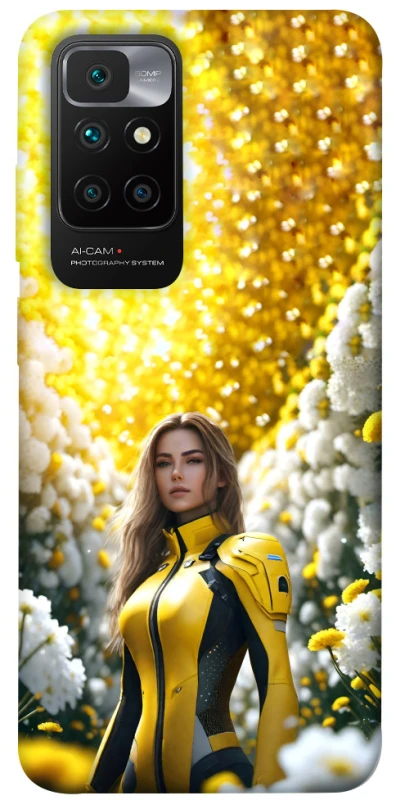Чохол на Xiaomi Redmi 10 Cyber space girl ver.2 фото 1 з 1