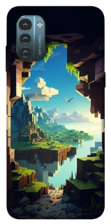 Чехол на Nokia G21 Minecraft sunrise фото 1 из 1