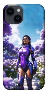 Чохол на Apple iPhone 14 (6.1") Cyber space girl ver.4 фото 1 з 1
