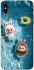 Чехол на Apple iPhone XS Max (6.5") Labubu in the pool фото 1 из 1