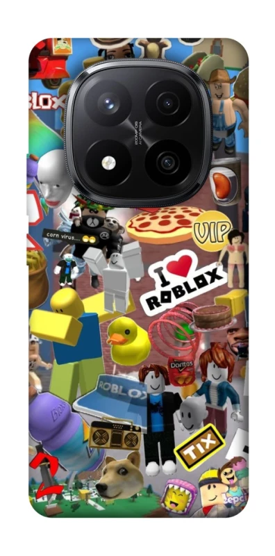 Чехол на Xiaomi Redmi Note 14 Pro+ 5G Roblox collage ver.5 фото 1 из 1