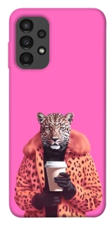 Чехол на Samsung Galaxy A13 4G Леопард с кофе фото 1 из 1