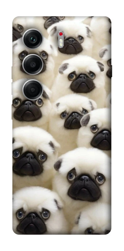 Чохол на Tecno Camon 40 Doggy Pug Love фото 1 з 1