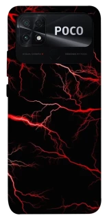 Чохол на Xiaomi Poco C40 Червона молнія фото 1 з 1