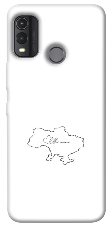 Чохол на Nokia G11 Plus Ukraine map фото 1 з 1