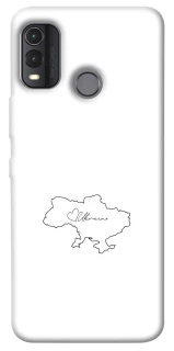 Чохол на Nokia G11 Plus Ukraine map фото 1 з 1