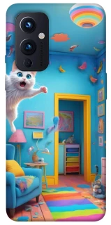 Чехол на OnePlus 9 crazy cat фото 1 из 1
