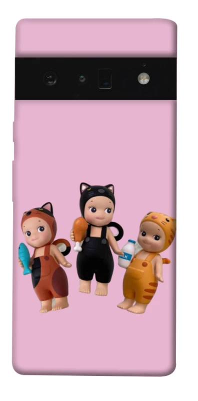 Чохол на Google Pixel 6 Pro Cat Cafe Trio фото 1 з 1