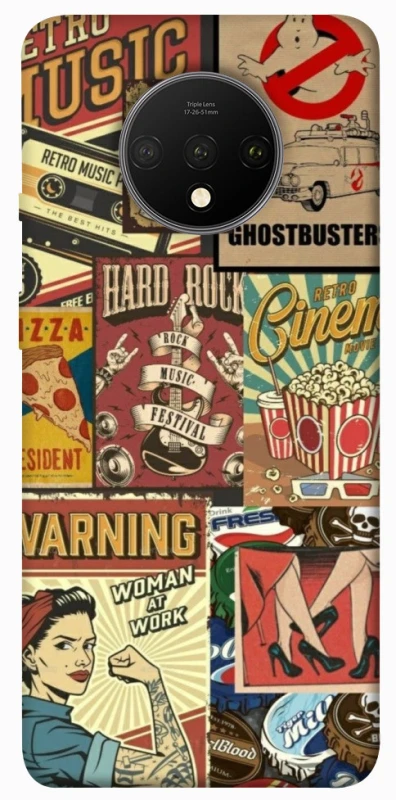 Чохол на OnePlus 7T Retro collage ver.2 фото 1 з 1