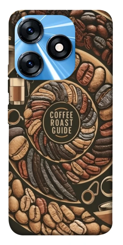 Чехол на TECNO Spark 10 Coffee roast guide фото 1 из 1