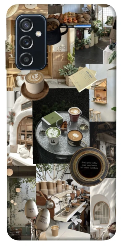 Чохол на Samsung Galaxy M52 Coffee collage ver.4 фото 1 з 1