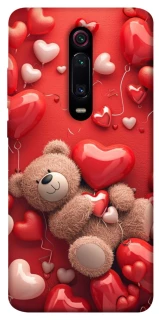 Чехол на Xiaomi Redmi K20 / K20 Pro / Mi9T / Mi9T Pro bear in hearts фото 1 из 1
