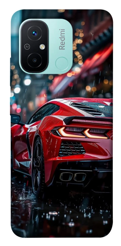 Чехол на Xiaomi Redmi 12C / Poco C55 Red sports car фото 1 из 1