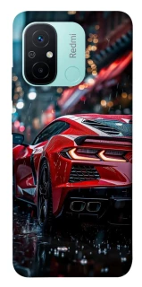 Чехол на Xiaomi Redmi 12C / Poco C55 Red sports car фото 1 из 1