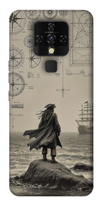 Чохол на TECNO Camon 16 SE Captain Jack Sparrow фото 1 з 1