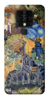 Чехол на TECNO Camon 16 SE Van Gogh collage фото 1 из 1