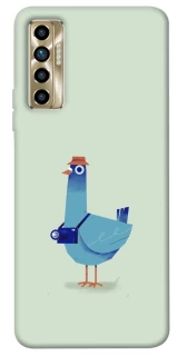 Чохол на TECNO Camon 17P Голуб-детектив фото 1 з 1