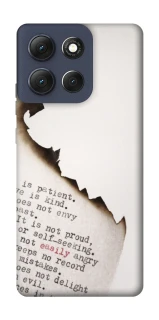 Чехол на Motorola Moto G86 Стихи фото 1 из 1