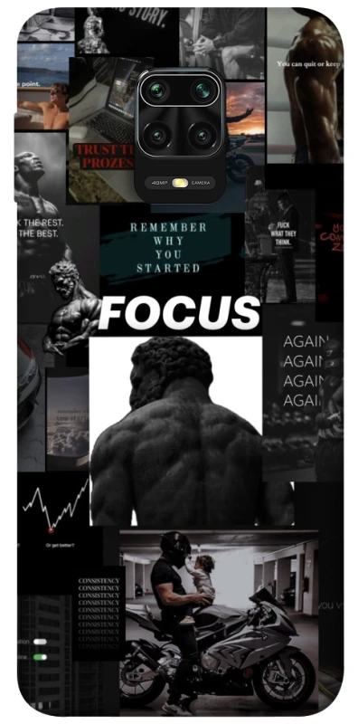 Чехол на Xiaomi Redmi Note 9s / Note 9 Pro / Note 9 Pro Max Focus фото 1 из 1