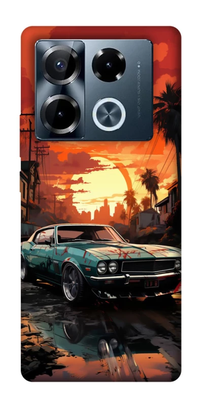 Чохол на Infinix Note 40 Pro 4G Car at sunset фото 1 з 1