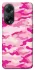 Чехол на Oppo A58 4G camouflage pink фото 1 из 1