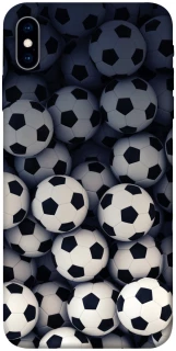Чехол на Apple iPhone XS (5.8") Футбольные мячи фото 1 из 1