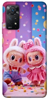 Чехол на Xiaomi Redmi Note 12 Pro 4G Labubu twins ver.3 фото 1 из 1