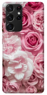 Чохол на Samsung Galaxy S21 Ultra Рожеві Квіти фото 1 з 1