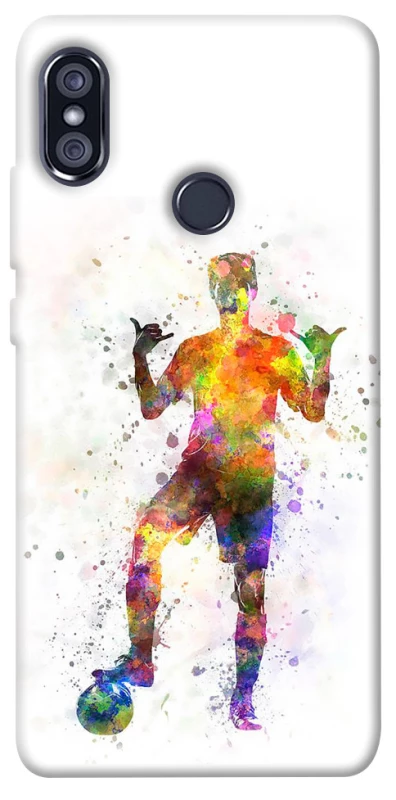 Чохол на Xiaomi Redmi Note 5 Pro / Note 5 (AI Dual Camera) Football Player v3 фото 1 з 1
