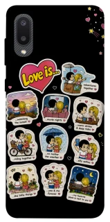 Чохол на Samsung Galaxy A02 Love is ver.4 фото 1 з 1
