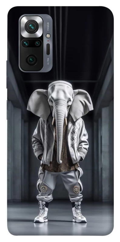 Чехол на Xiaomi Redmi Note 10 Pro Слон v2 фото 1 из 1
