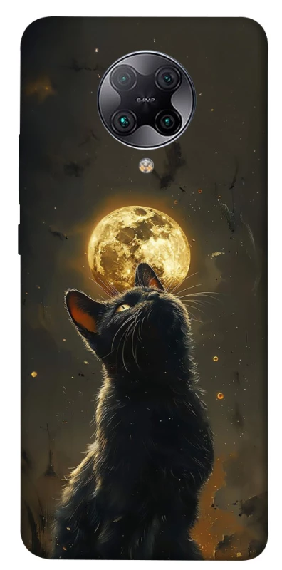 Чохол на Xiaomi Redmi K30 Pro / Poco F2 Pro Кіт під місяцем v2 фото 1 з 1