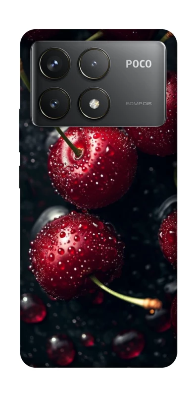 Чохол на Xiaomi Poco F6 Pro Черешня фото 1 з 1