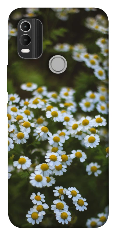 Чехол на Nokia C21 Plus Ромашки v13 фото 1 из 1
