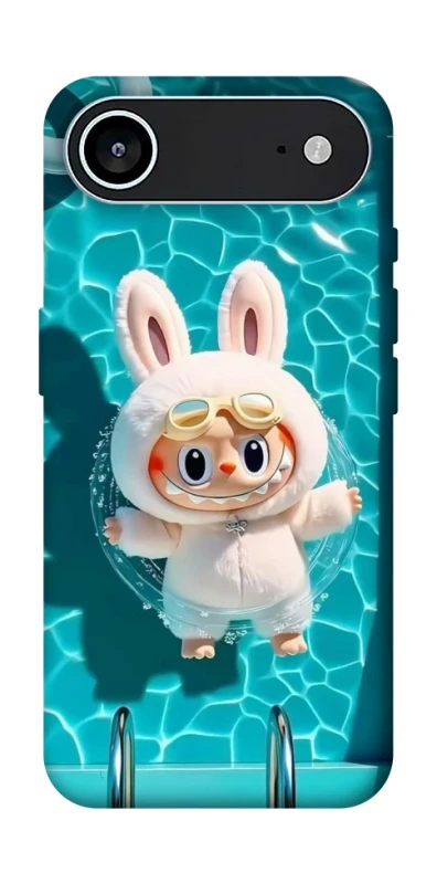 Чохол на Apple iPhone 17 Air (6.5") Labubu in the pool ver.2 фото 1 з 1