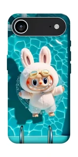 Чехол на Apple iPhone 17 Air (6.5") Labubu in the pool ver.2 фото 1 из 1