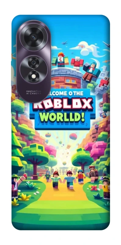 Чехол на Oppo A60 Roblox World фото 1 из 1