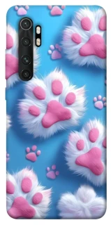Чехол на Xiaomi Mi Note 10 Lite Cat paw фото 1 из 1