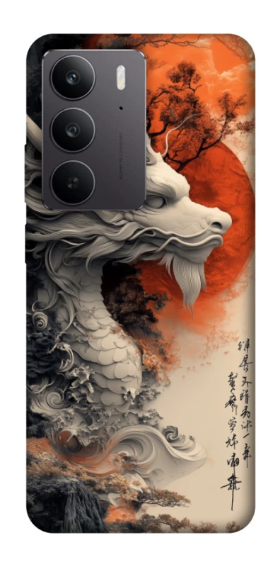 Чохол на Realme C75 white dragon фото 1 з 1