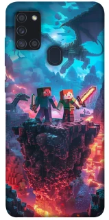 Чохол на Samsung Galaxy A21s Minecraft v3 фото 1 з 1