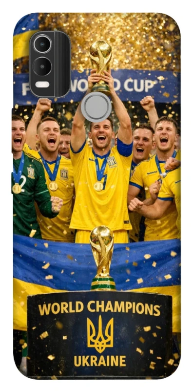 Чохол на Nokia C21 Plus UA-Football ver.5 фото 1 з 1