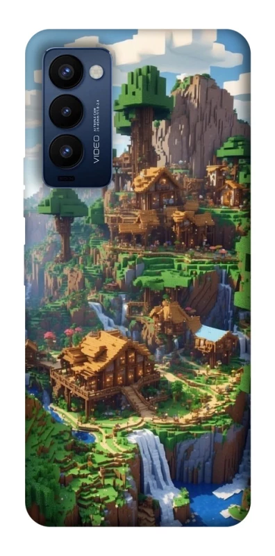 Чехол на TECNO Camon 18 Pro Minecraft universe фото 1 из 1