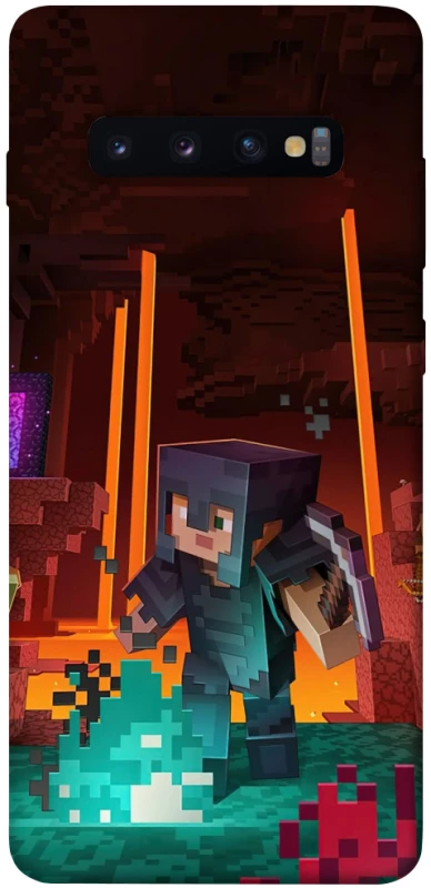 Чохол на Samsung Galaxy S10+ Minecraft game adventure фото 1 з 1