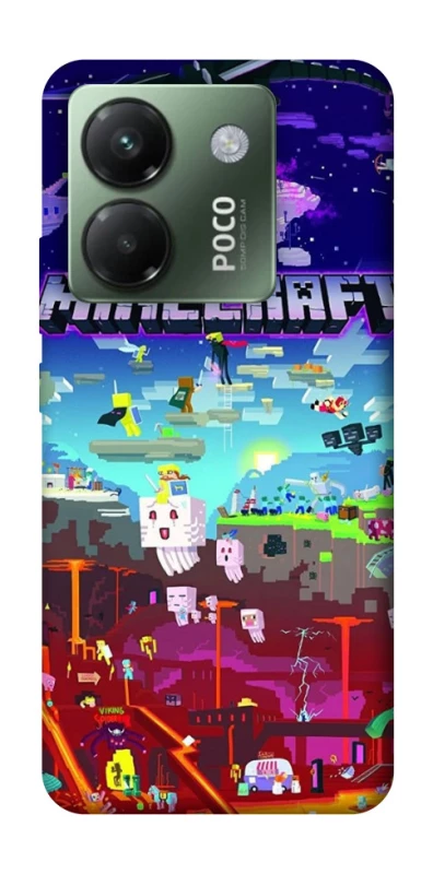Чохол на Xiaomi Poco M7 pro 5G Minecraft world фото 1 з 1