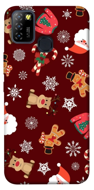 Чохол на Infinix Hot 10 Lite Новорічний v6 фото 1 з 1