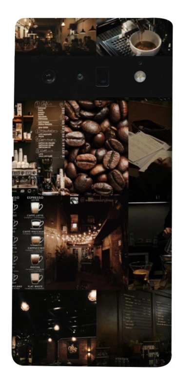 Чохол на Google Pixel 6 Pro Coffee collage ver.1 фото 1 з 1