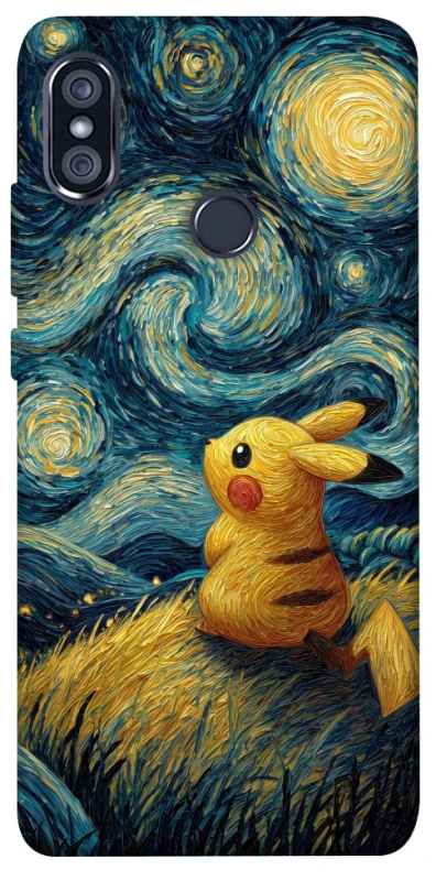 Чохол на Xiaomi Redmi Note 5 Pro / Note 5 (AI Dual Camera) Pikachu and Van Gogh фото 1 з 1