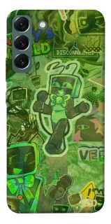 Чехол на Samsung Galaxy S22+ Dandysworld tv green theme фото 1 из 1